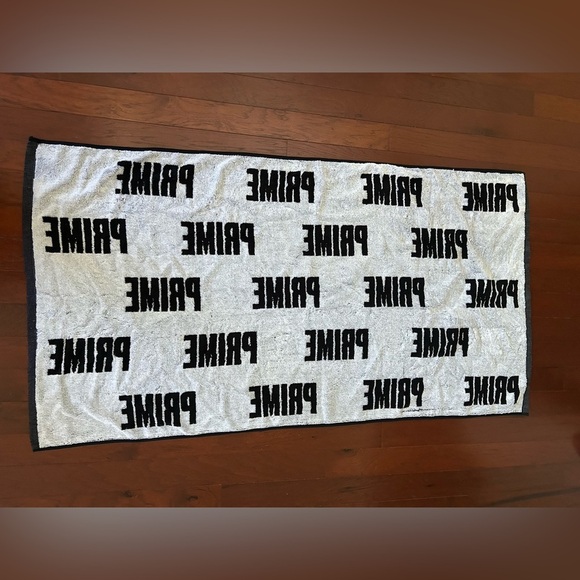 Prime Hydration Beach Towel Size 29” x54” New color black and white - Picture 2 of 6